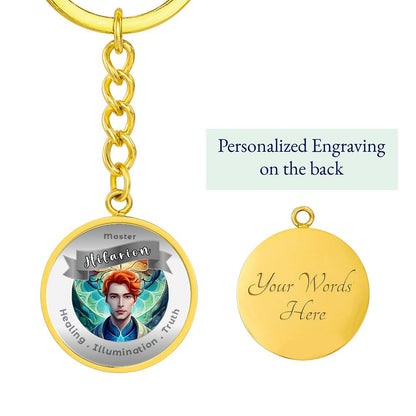 Hilarion - Affirmation Keychain For Healing, Illumination & Truth - More Than CharmsMore Than Charms