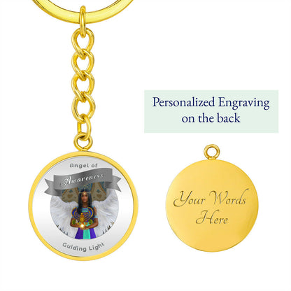 Awareness - Guardian Angel Affirmation Keychain - More Than CharmsMore Than Charms
