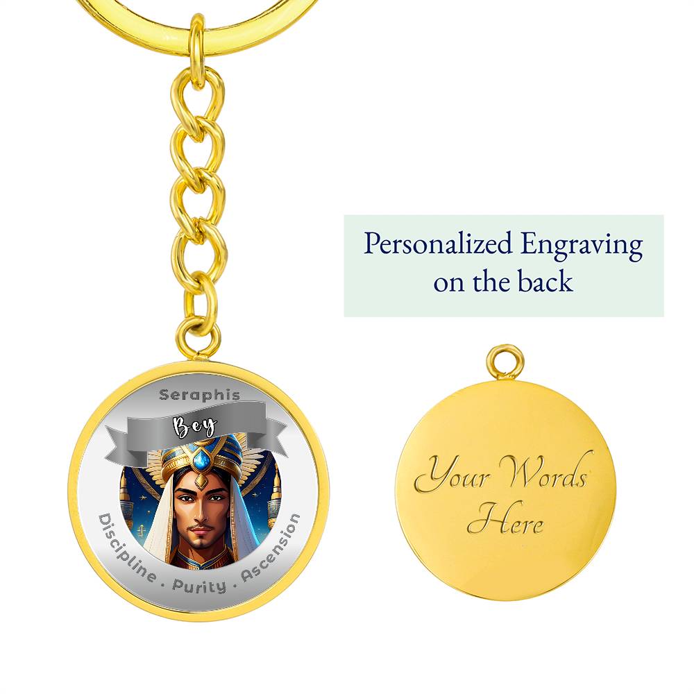 Seraphis Bay - Affirmation Keychain For Discipline, Purity & Ascension - More Than CharmsMore Than Charms