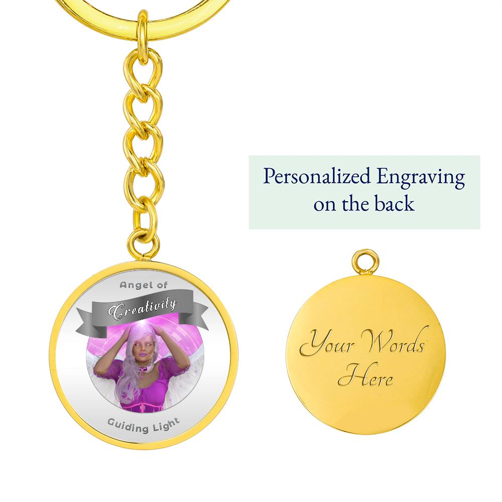 Creativity - Guardian Angel Affirmation Keychain - More Than CharmsMore Than Charms