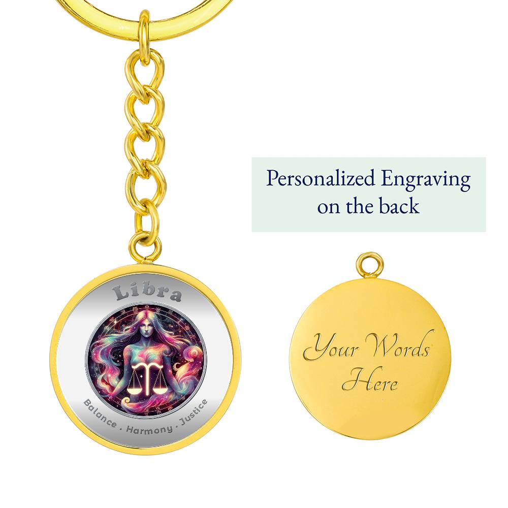 Libra - Affirmation Keychain - More Than CharmsMore Than Charms
