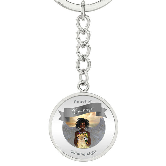 Courage - Guardian Angel Affirmation Keychain - More Than CharmsMore Than Charms