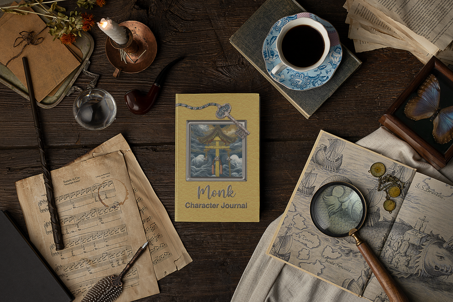More Than Charms Monk RPG Character Journal