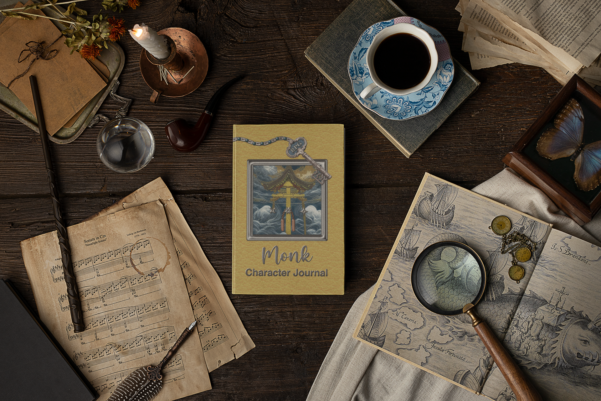 More Than Charms Monk RPG Character Journal