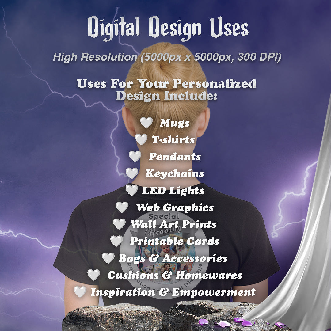 Custom Digital Design – Use Your Art or Ours (Personal/Commercial) - This Luxury Charm Necklace is more than just an accessory — it’s a soulful expression of your journey, dreams, and intentions. Designed with meaning, each charm carries powerful affirmat