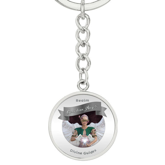 Guardian Angels - Angelic Realm Affirmation Keychain For Divine Guidance - More Than CharmsMore Than Charms
