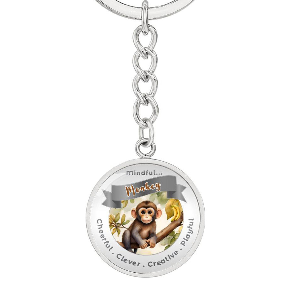 Monkey - Power Animal Affirmation Keychain - More Than CharmsMore Than Charms