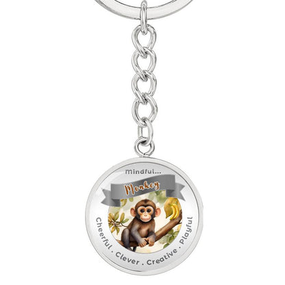 Monkey - Power Animal Affirmation Keychain - More Than CharmsMore Than Charms