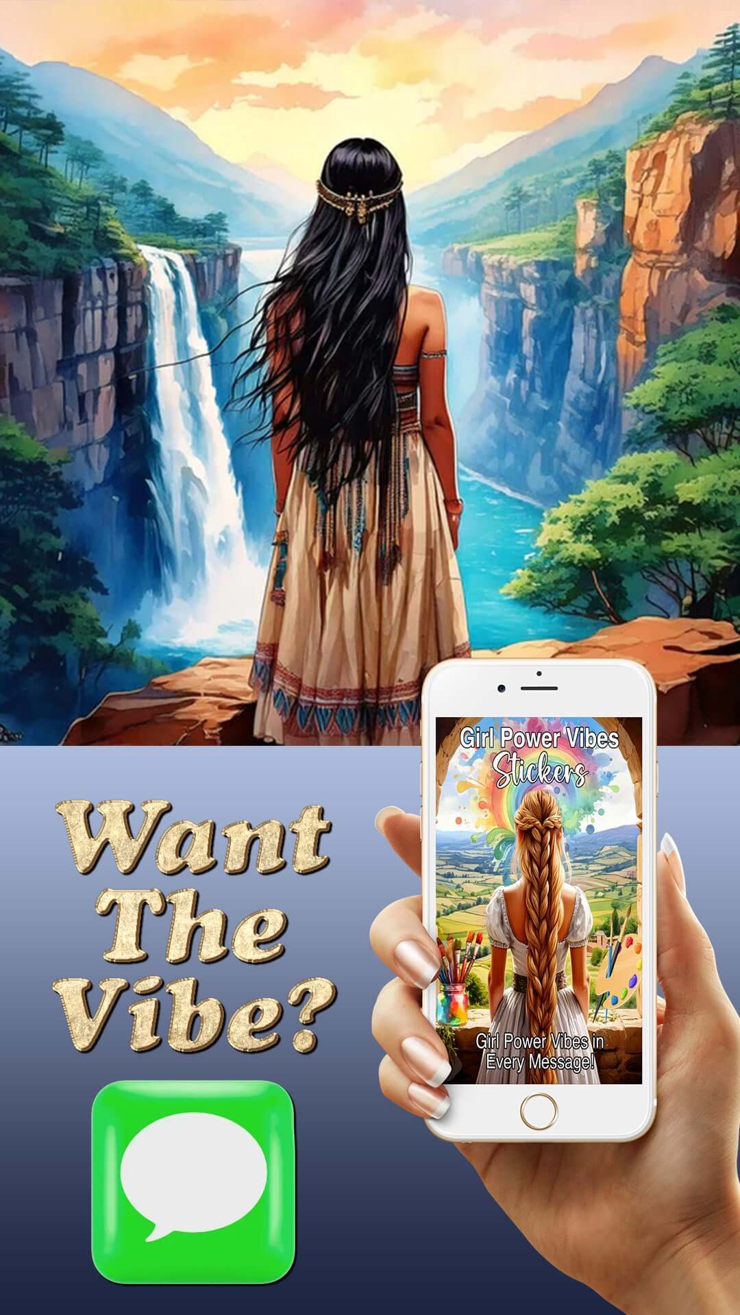 Girl Power Sticker Pack For iMessage - Download For FREE More Than Charms Digital