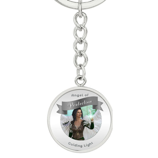 Protection - Guardian Angel Affirmation Keychain - More Than CharmsMore Than Charms