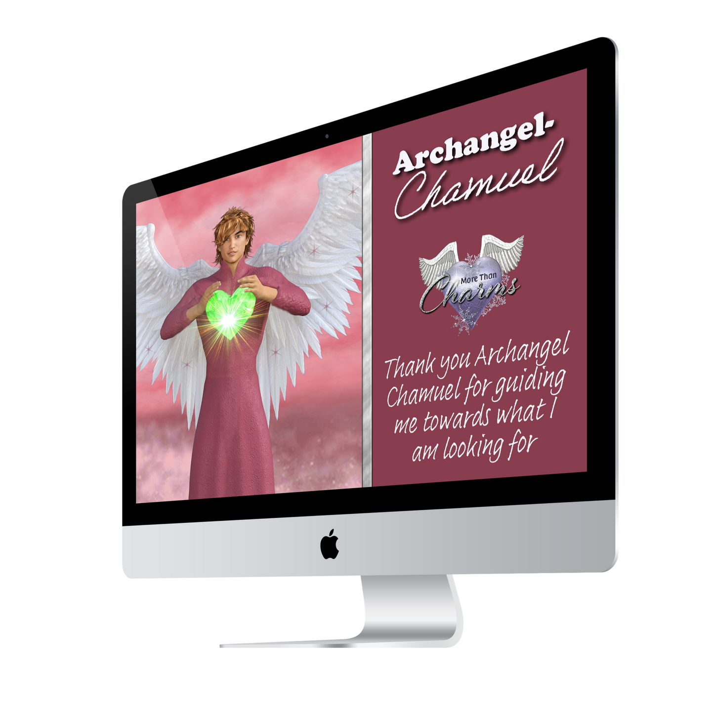 Archangel Chamuel Wall Papers and Digital Cards - (FREE) More Than Charms Digital