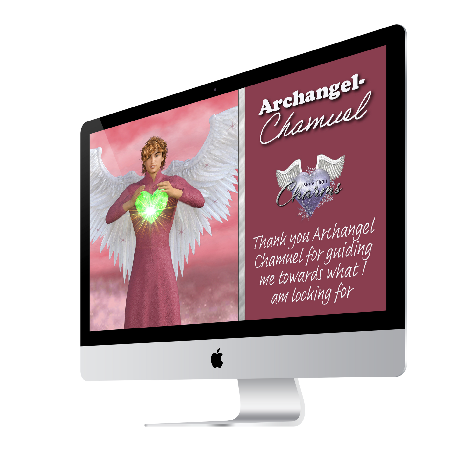 Archangel Chamuel Wall Papers and Digital Cards - (FREE) More Than Charms Digital