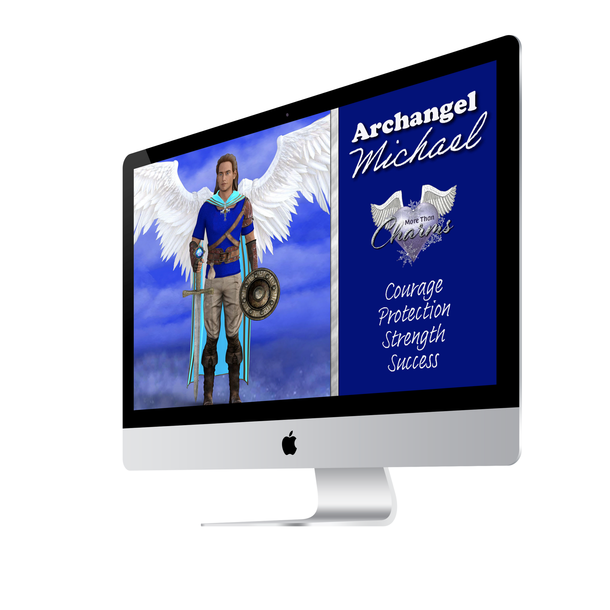 Archangel Michael Wall Papers and Digital Cards - (FREE) More Than Charms Digital