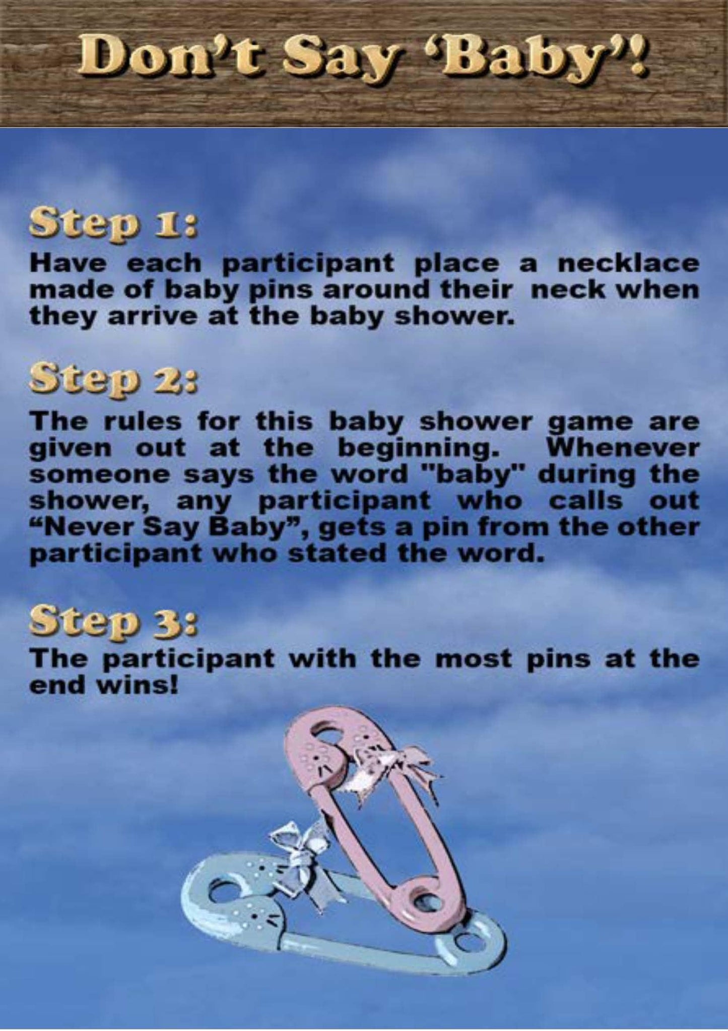 Baby Shower Games eBook - (FREE) More Than Charms Digital
