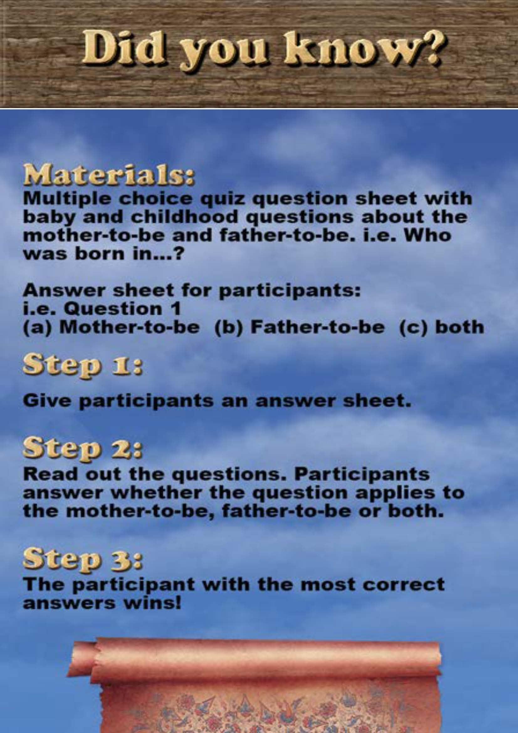 Baby Shower Games eBook - (FREE) More Than Charms Digital