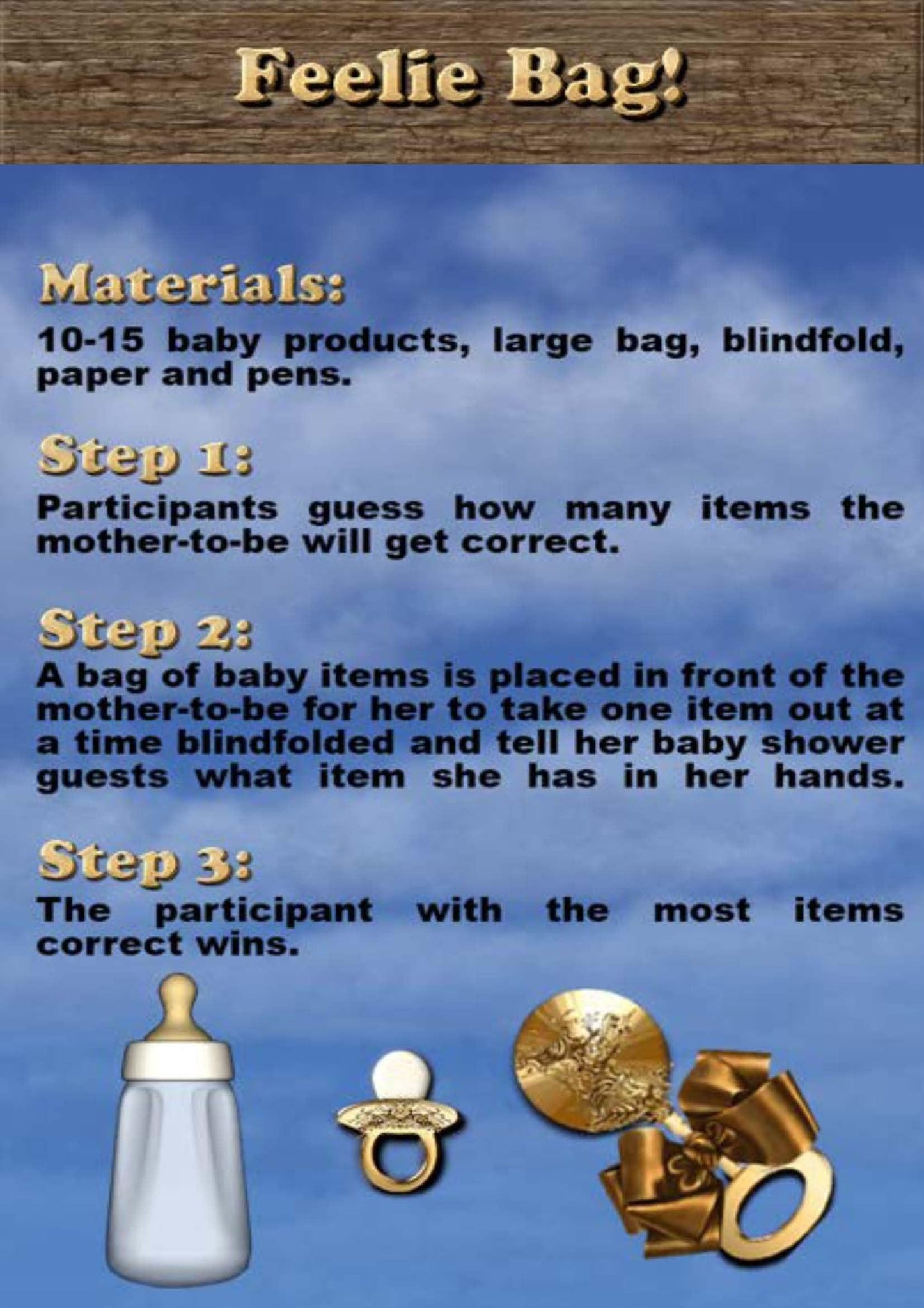 Baby Shower Games eBook - (FREE) More Than Charms Digital