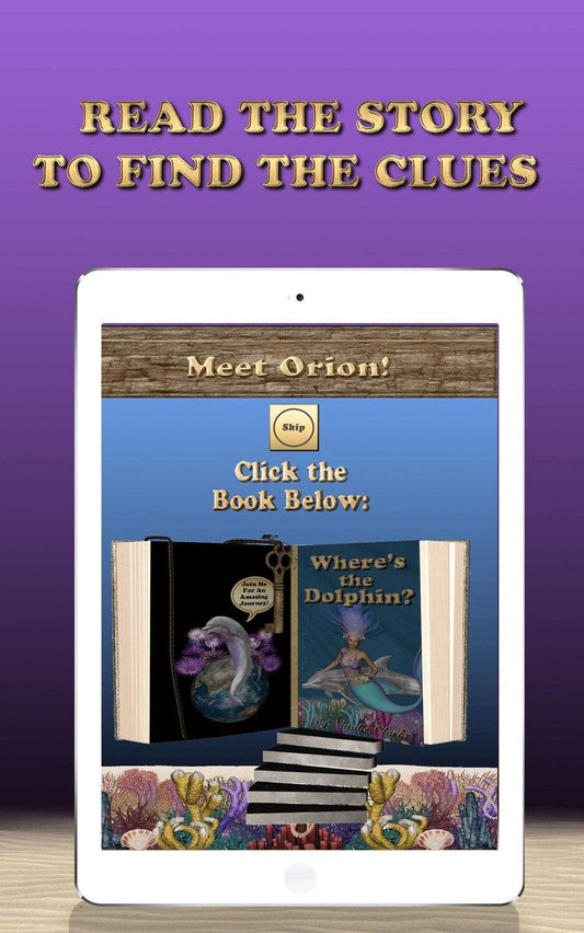Where's The Dolphin? App - Download For FREE (FREE). Read the story and find clues with mermaids and mermen on tablet.