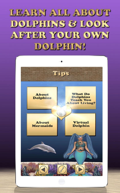 Where's The Dolphin? App - Download For FREE (FREE) - Orion is swimming in his ocean home but there is just one challenge. The little dolphin has simply vanished! Come on an adventure of discovery to find and meet the dolphin and the magical mermaids and