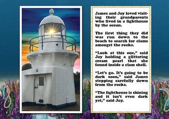 Where's the Dolphin? eBook - What’s that strange noise? James and Joy hear someone calling them while they are staying at a lighthouse by the ocean. Will the children have the courage to investigate? Plunge deep into the deep blue sea and embark on a magi